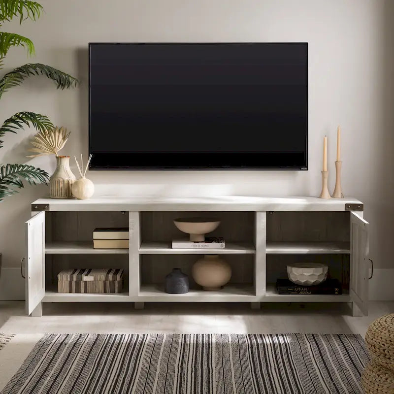 Middlebrook Firebranch 70-inch Barn Door TV Stand
