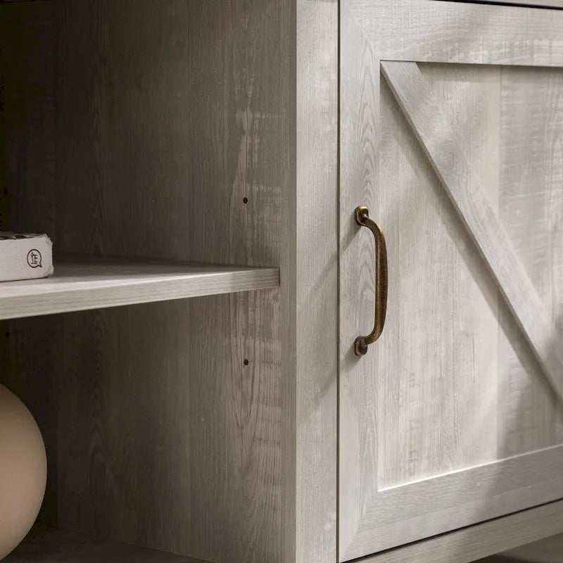 Middlebrook Firebranch 70-inch Barn Door TV Stand