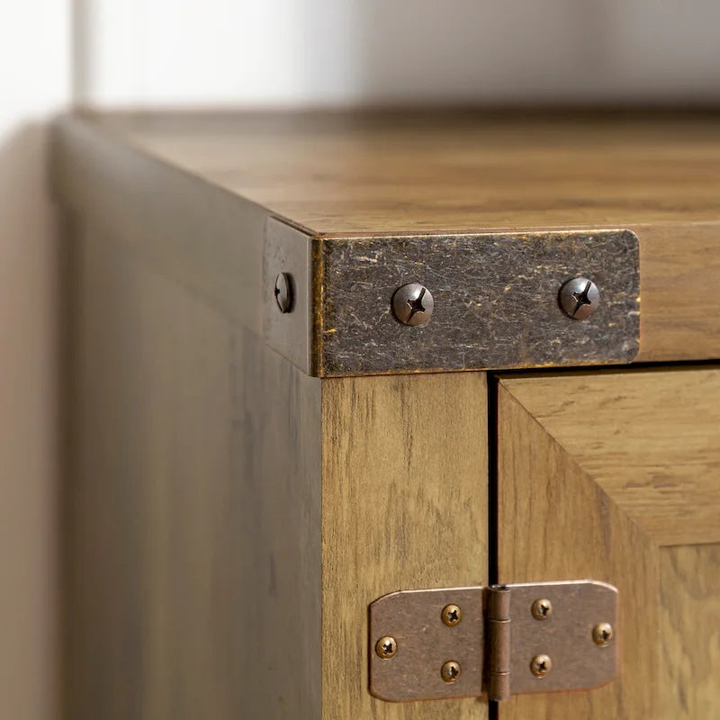 Middlebrook Firebranch 70-inch Barn Door TV Stand