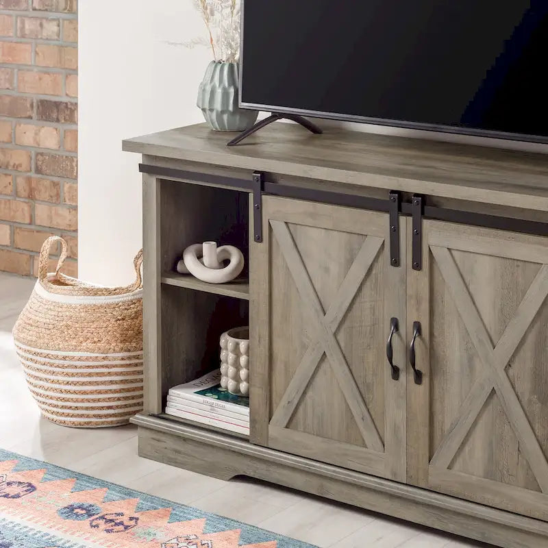 Middlebrook Wind Gap 58-inch Sliding Barn Door TV Stand