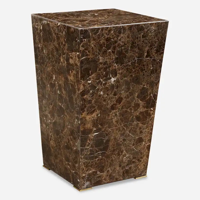 Uttermost 24879 Poe 14 Wide Marble Accent Table