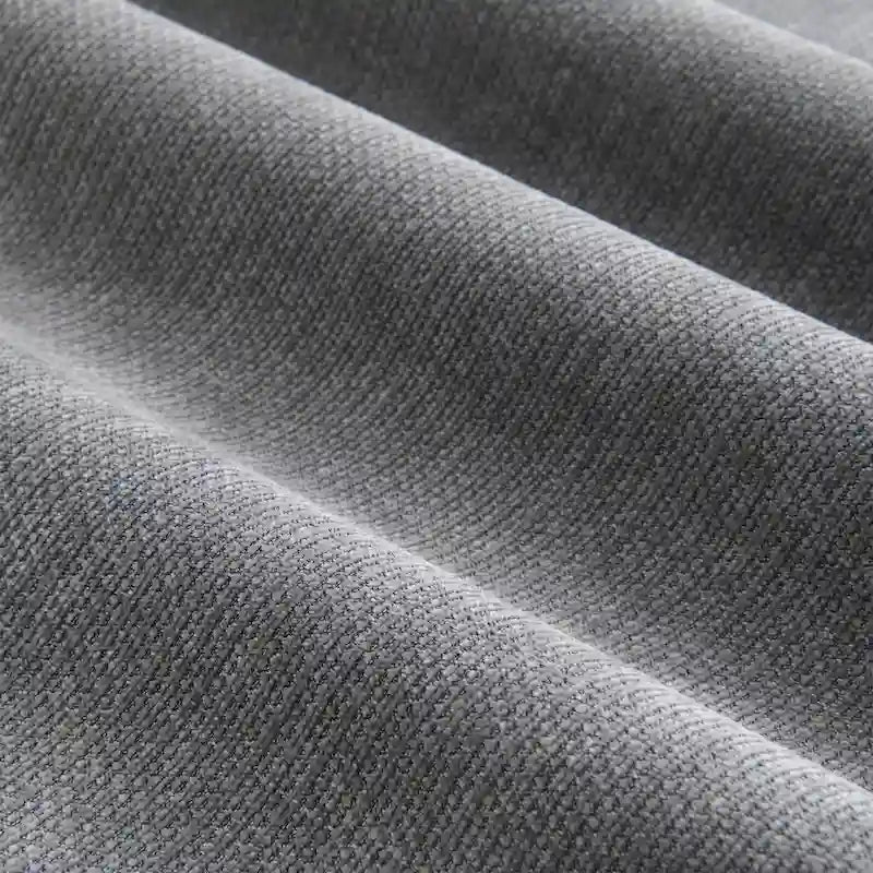 L Shaped Modular Sectional Chenille Sofa with Movable Ottoman