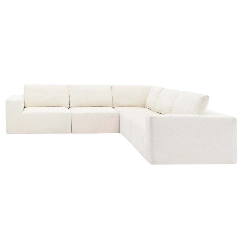 Modular Sectional Sofa, L Shaped Sectional Couch, Cloud Couch Set