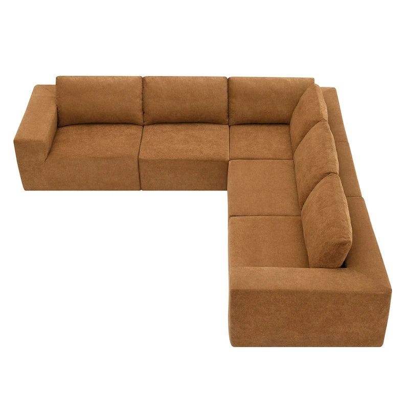 Modular Sectional Sofa, L Shaped Sectional Couch, Cloud Couch Set