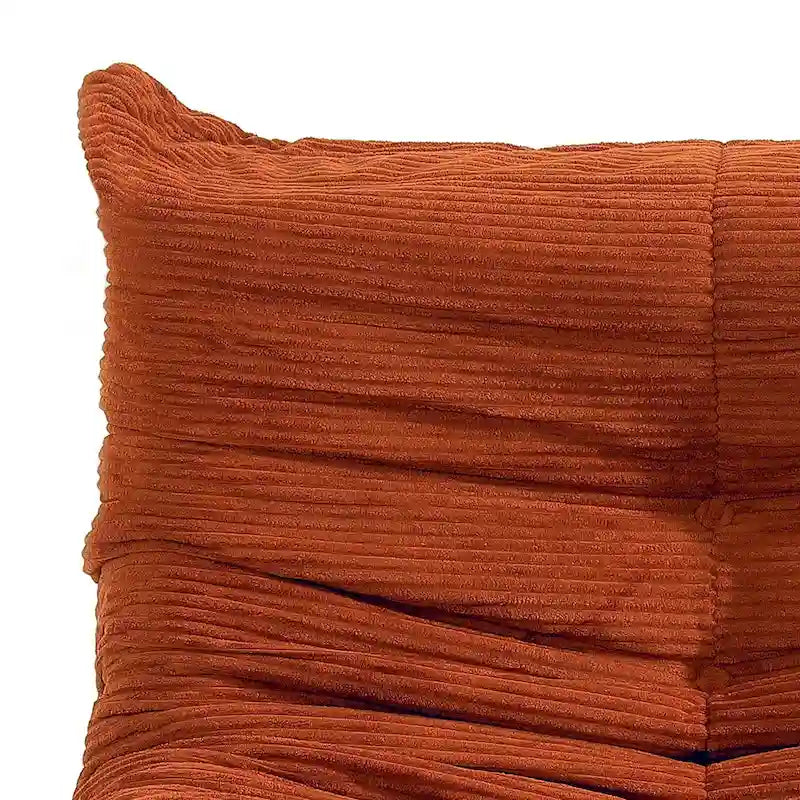 Moasis Bean Bag Chairs Single Sofa with Memory Foam,Lazy Floor Sofa for Adults & Kids