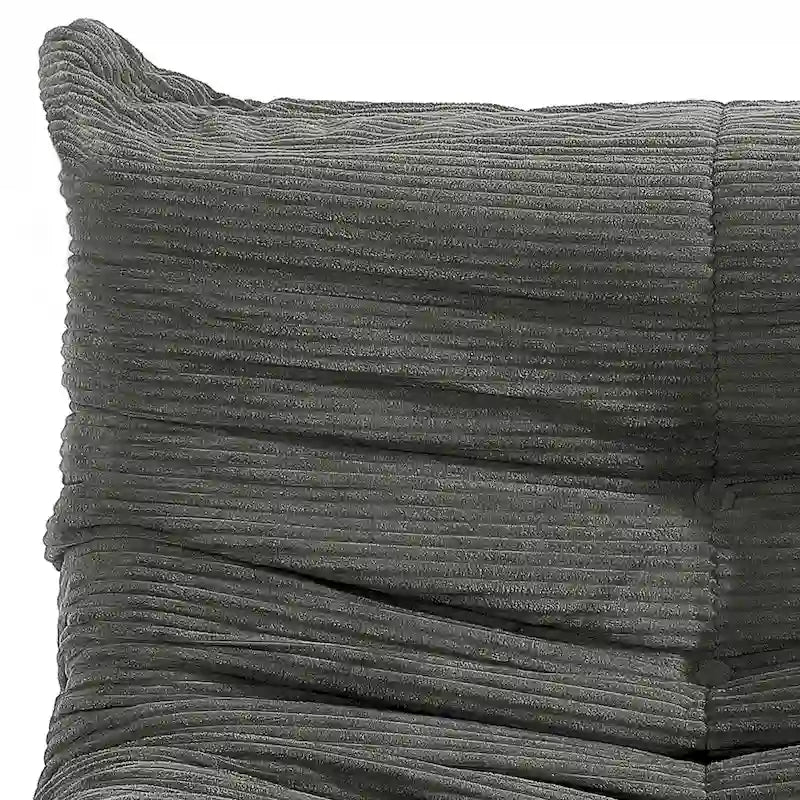 Moasis Bean Bag Chairs Single Sofa with Memory Foam,Lazy Floor Sofa for Adults & Kids