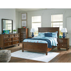 Danabrin Panel Bed - Brown