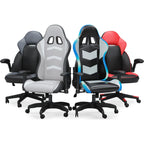 Lynxtyn Swivel Gaming Chair - Black/Gray