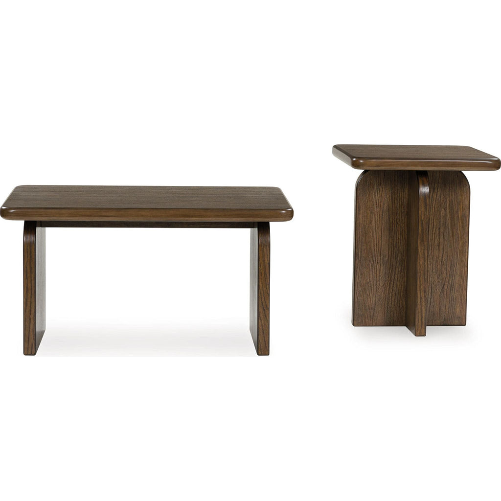 Shawbeck 2 Pack Tables - Medium Brown