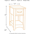Breegin End Table - Brown