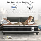 12-inch Hybrid Gel Memory Foam Mattress in a Box