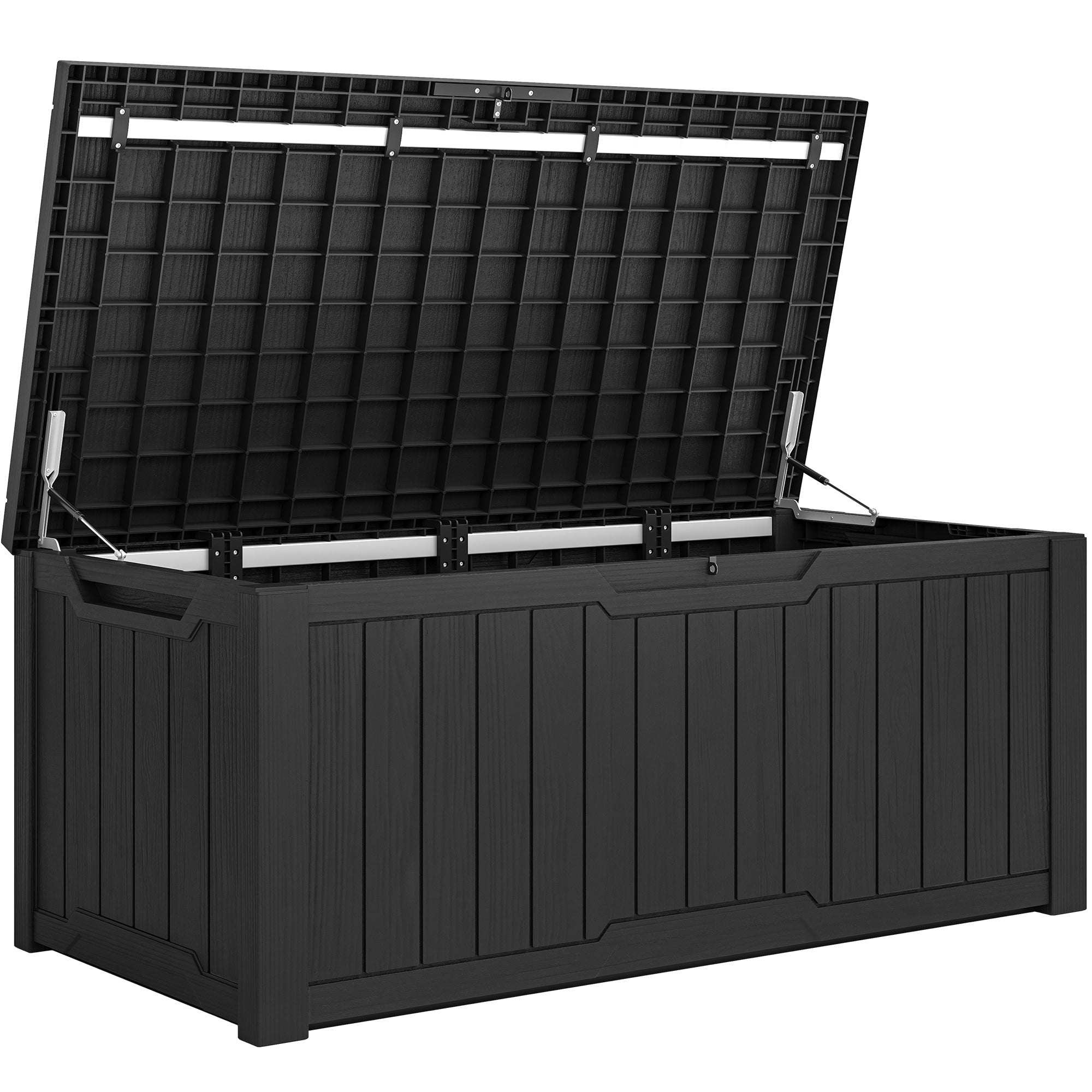 120-260 Gallons Large Resin Water Resistant Lockable Deck Box