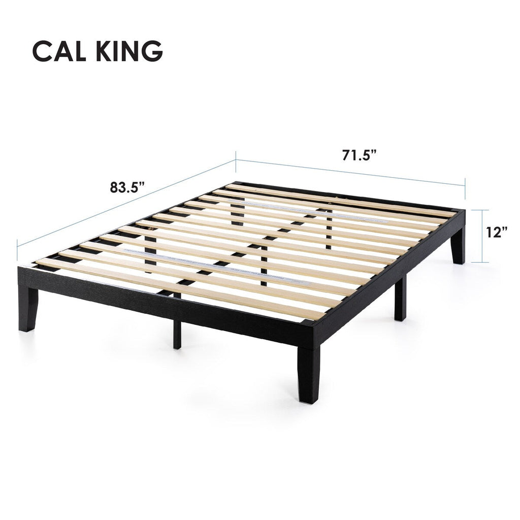 12 Classic Solid Wood Platform Bed Frame