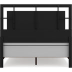 Covetown Queen Panel Bed - Dark Brown