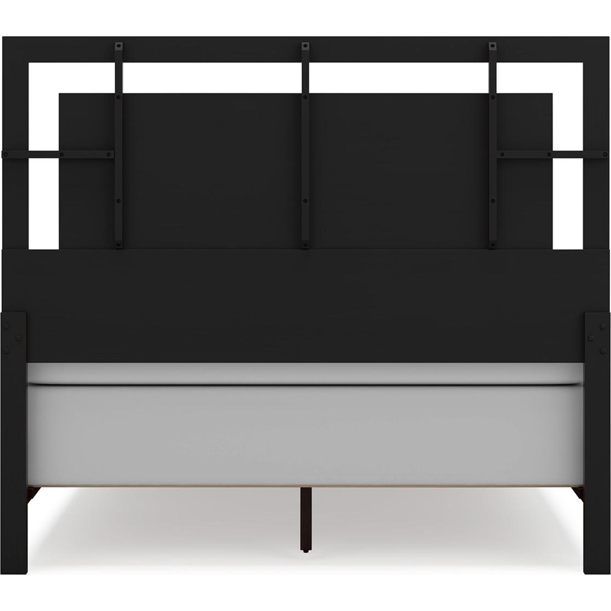 Covetown Queen Panel Bed - Dark Brown
