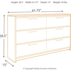 Baystorm Dresser - Gray