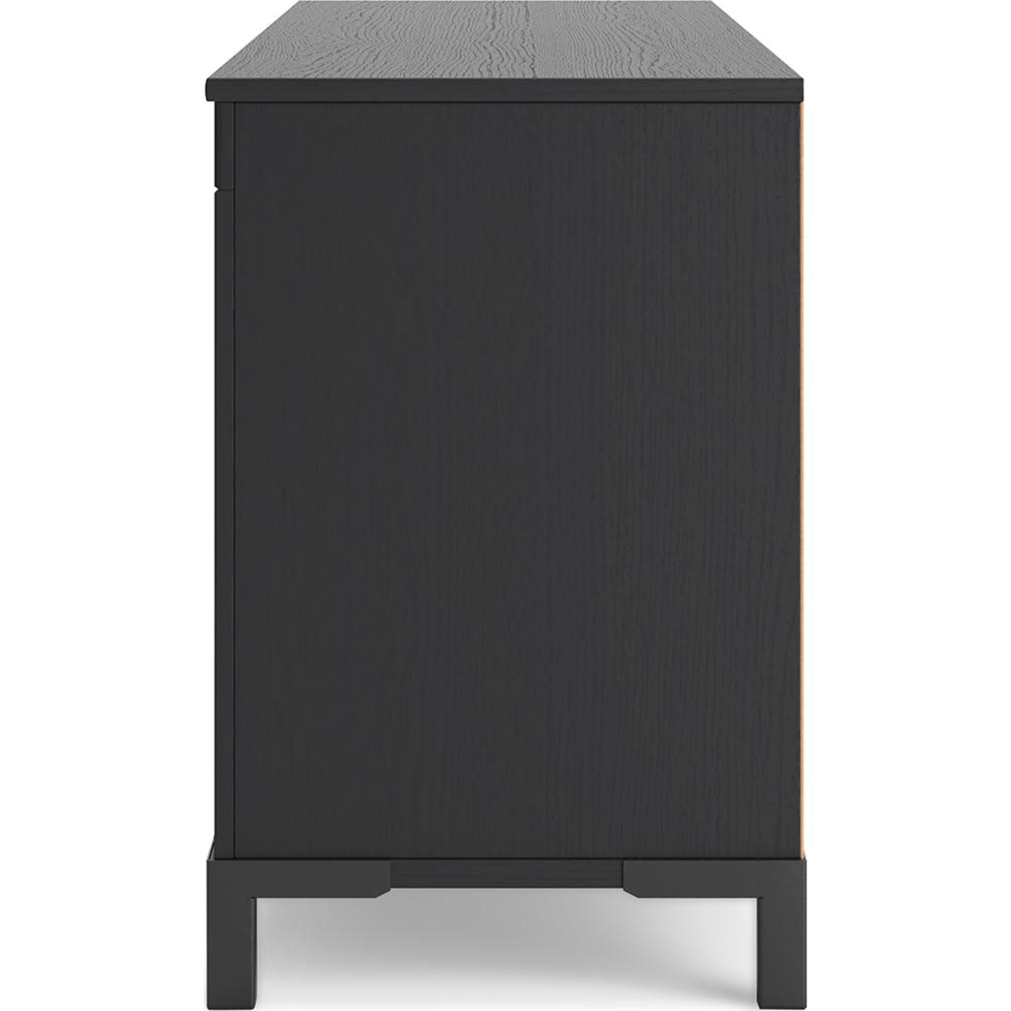 Cayberry TV Stand with Fireplace - Black