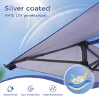 13' x 13' Outdoor Canopy Patio Gazebo Reinforced garden Pop-up Canopy Tentwith Elegant Corner Curtain - 13x13ft