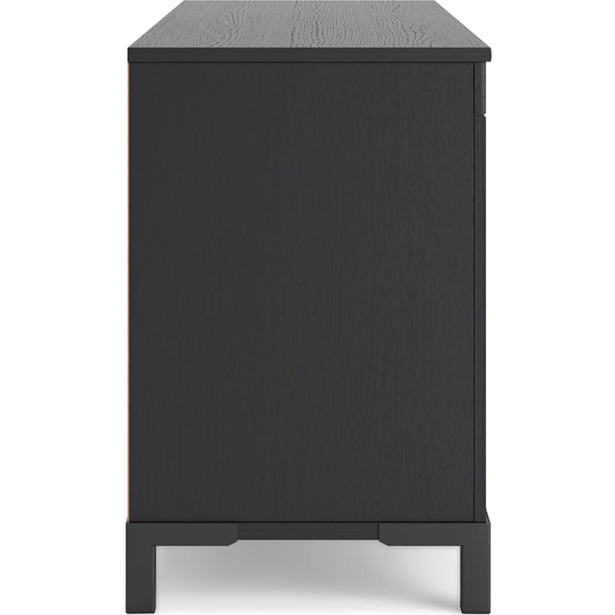 Cayberry TV Stand with Fireplace - Black