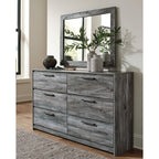 Baystorm 6 Piece Queen Panel Bedroom - Gray