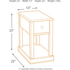 Breegin End Table - Brown