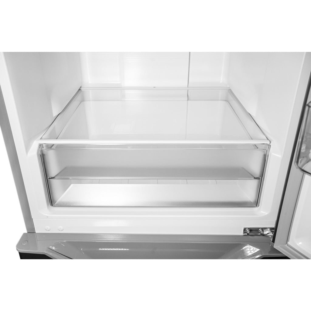 Danby Bottom Mount Fridge (DBMF100B1SLDB) - Stainless Look