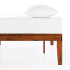 16 Inch Classic Solid Wood Platform Bed Frame in Multiple Finishes