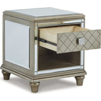 Chevanna End Table - Platinum