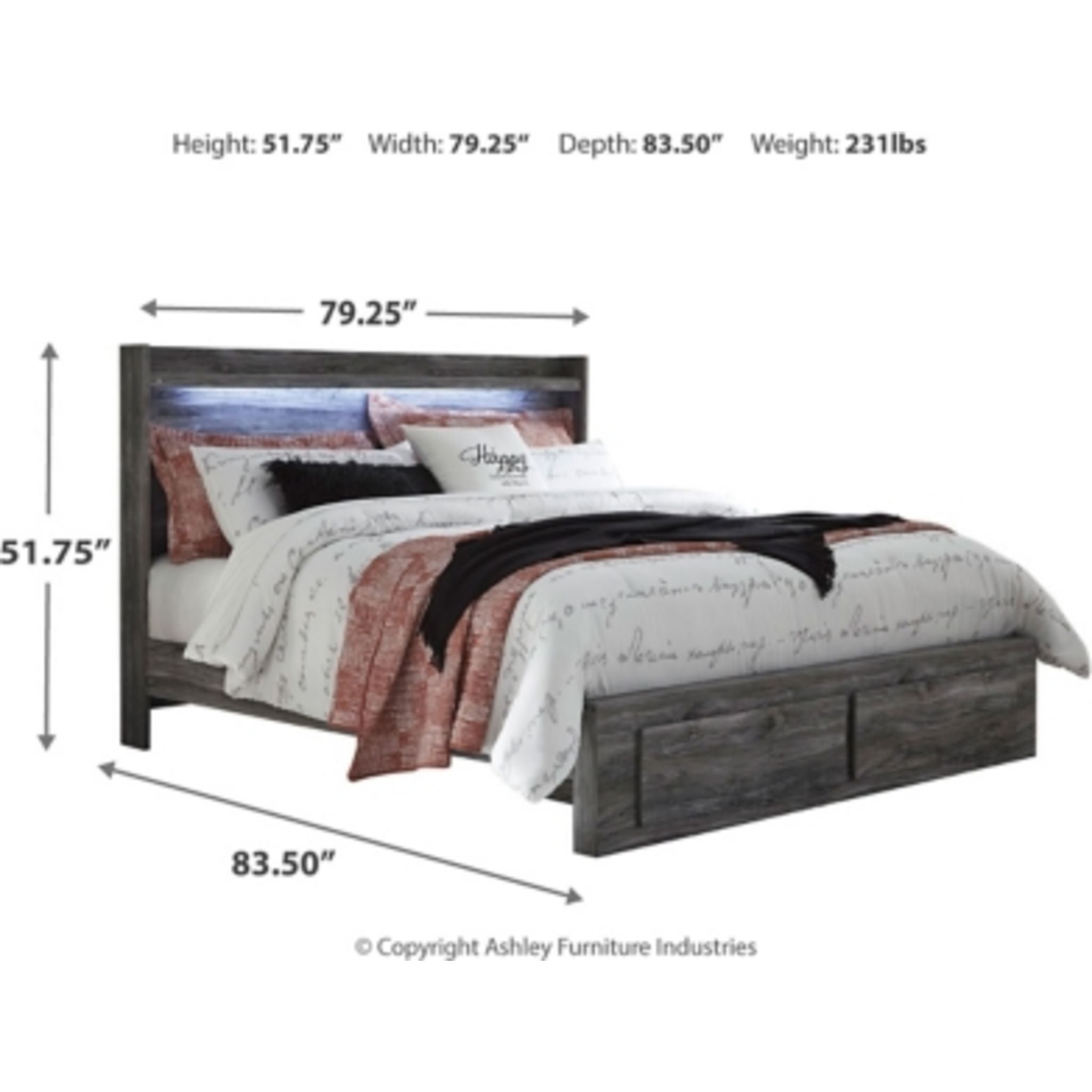 Baystorm 4 Piece Bedroom Package