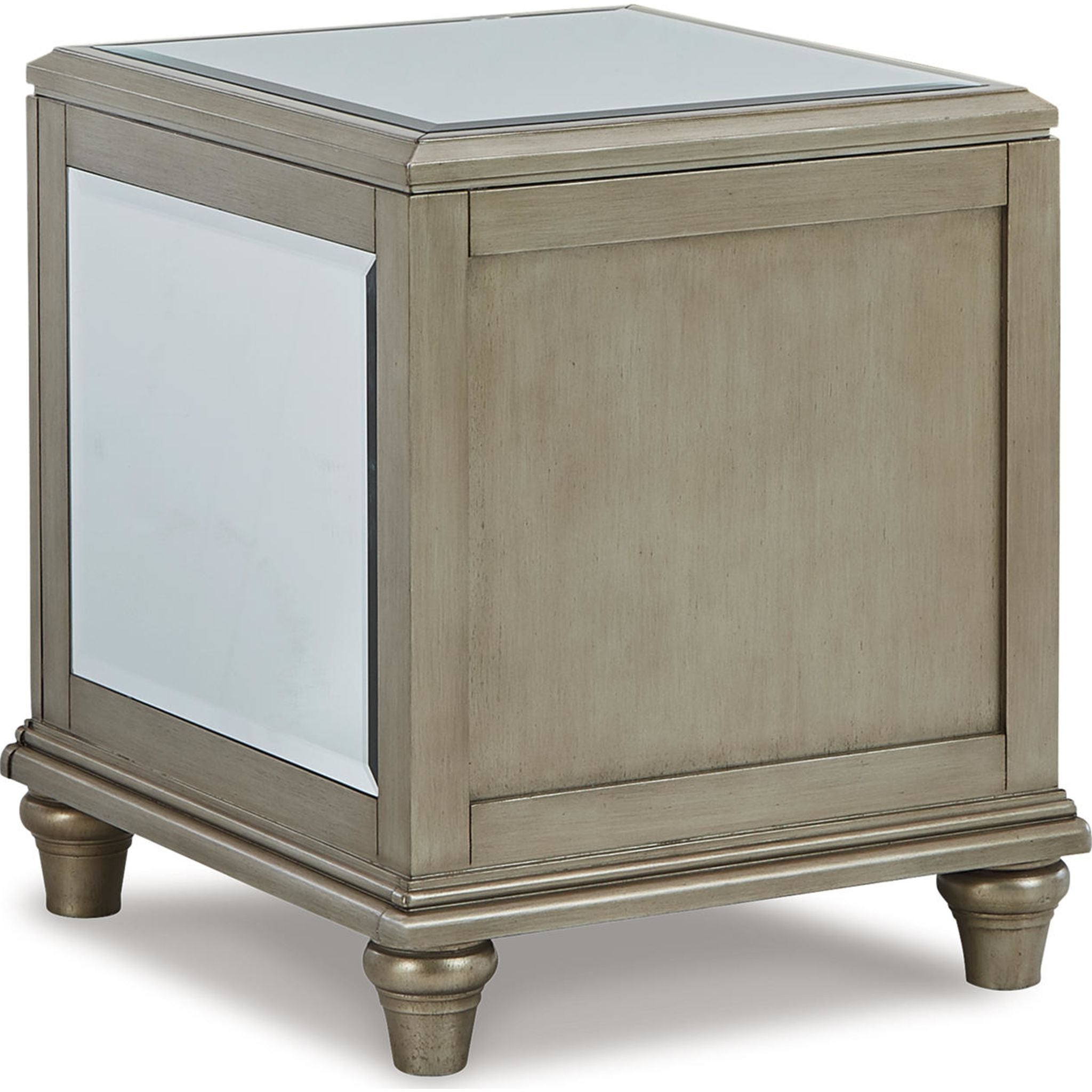 Chevanna End Table - Platinum