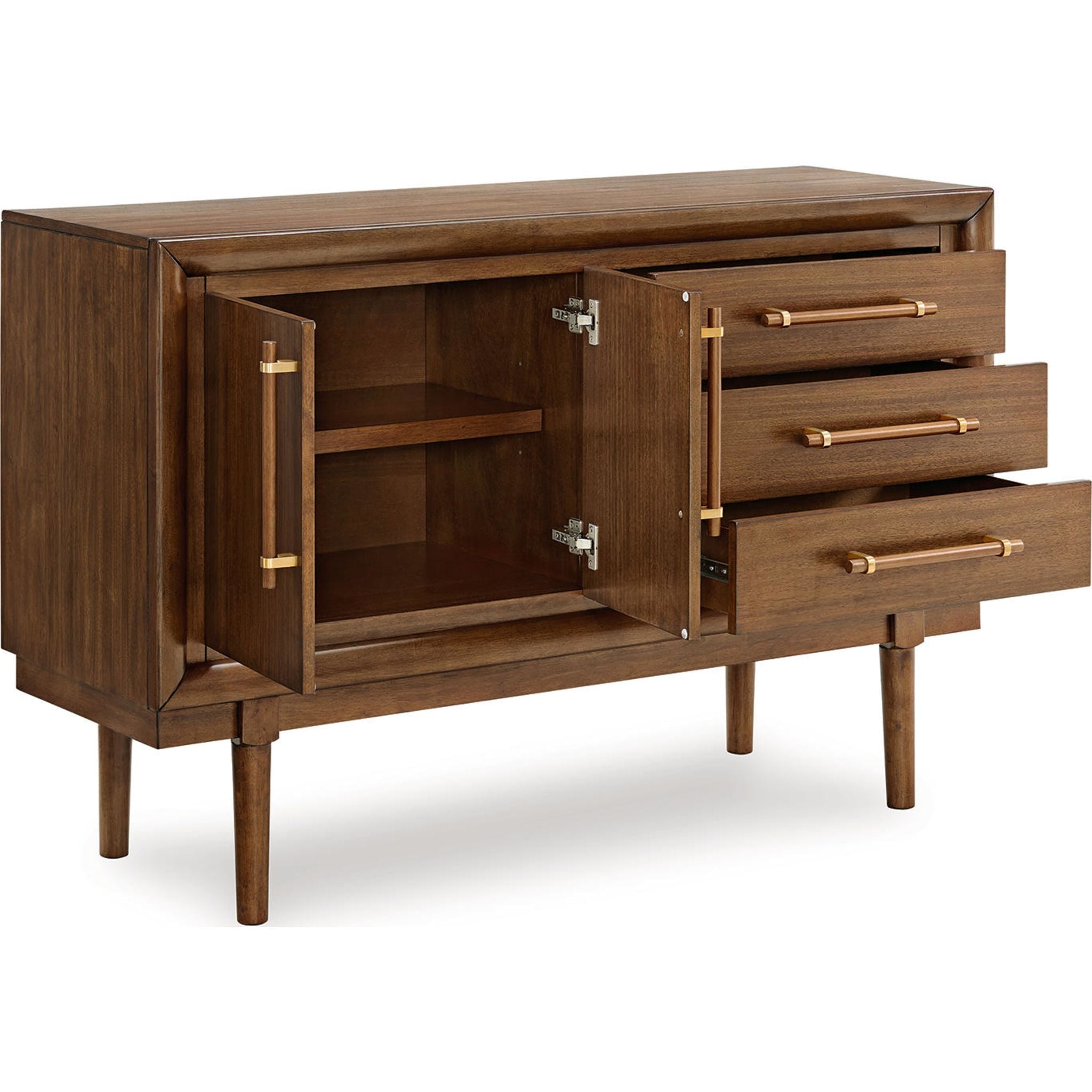 Lyncott Dining Server - Brown - (D615-60)