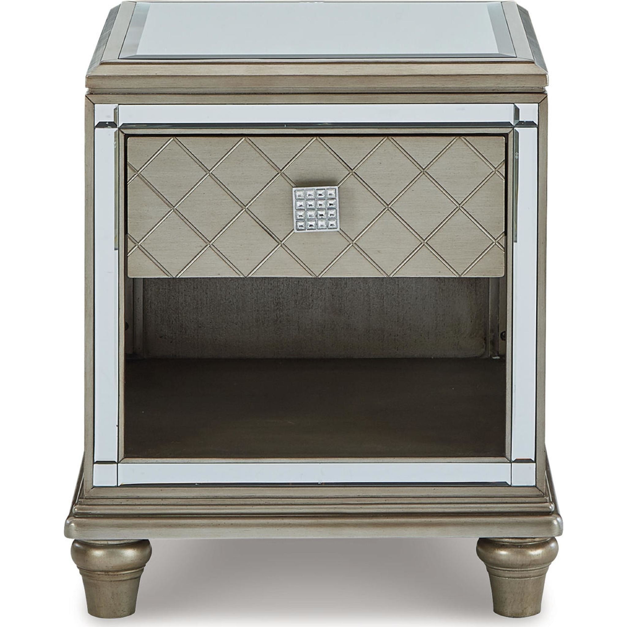Chevanna End Table - Platinum