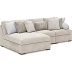 Cuddle Plush 3 Piece Modular Sectional with Chaise
