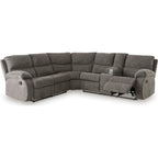 Museum 2 Piece Reclining Sectional with Console