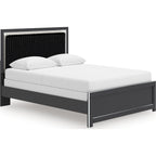 Zuraleus Queen Panel Bed - Black