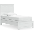 Bostwick Shoals Panel Bed - White
