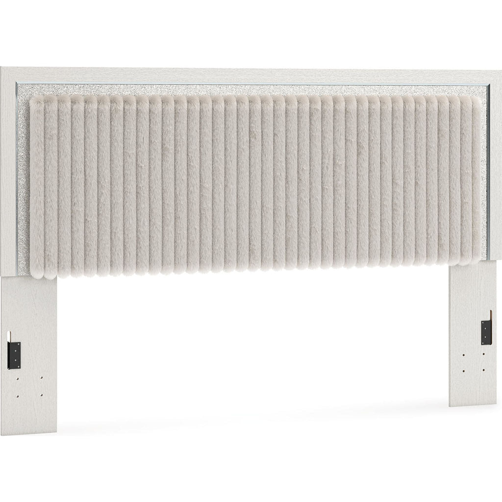 Zuraleus King Upholstered Headboard - White