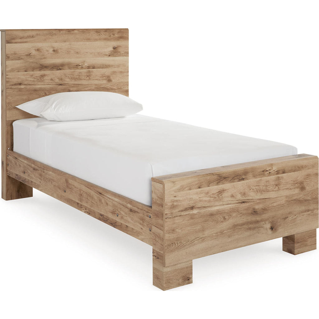 Hyanna Panel Bed - Tan Brown
