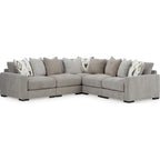 Aslan Court 5 Piece Sectional - Pebble
