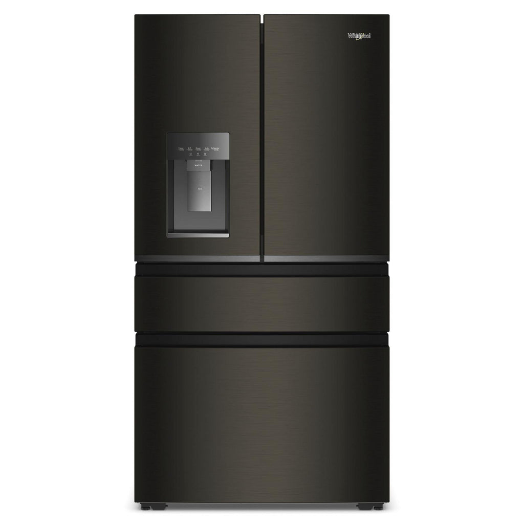 Whirlpool French Door Fridge (WRMC7036RV) - Black Stainless Finish