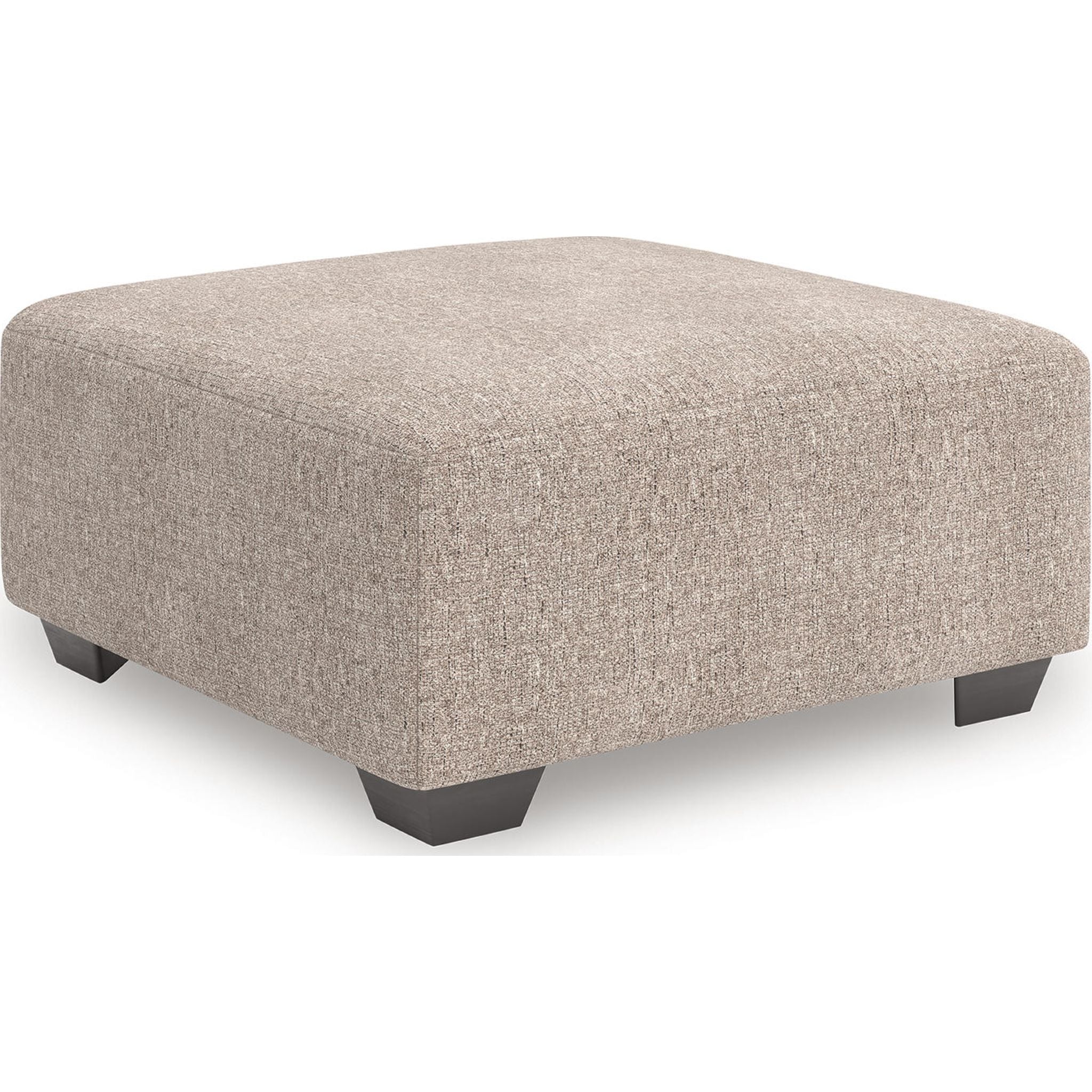 Newellen Oversized Accent Ottoman - Hemp