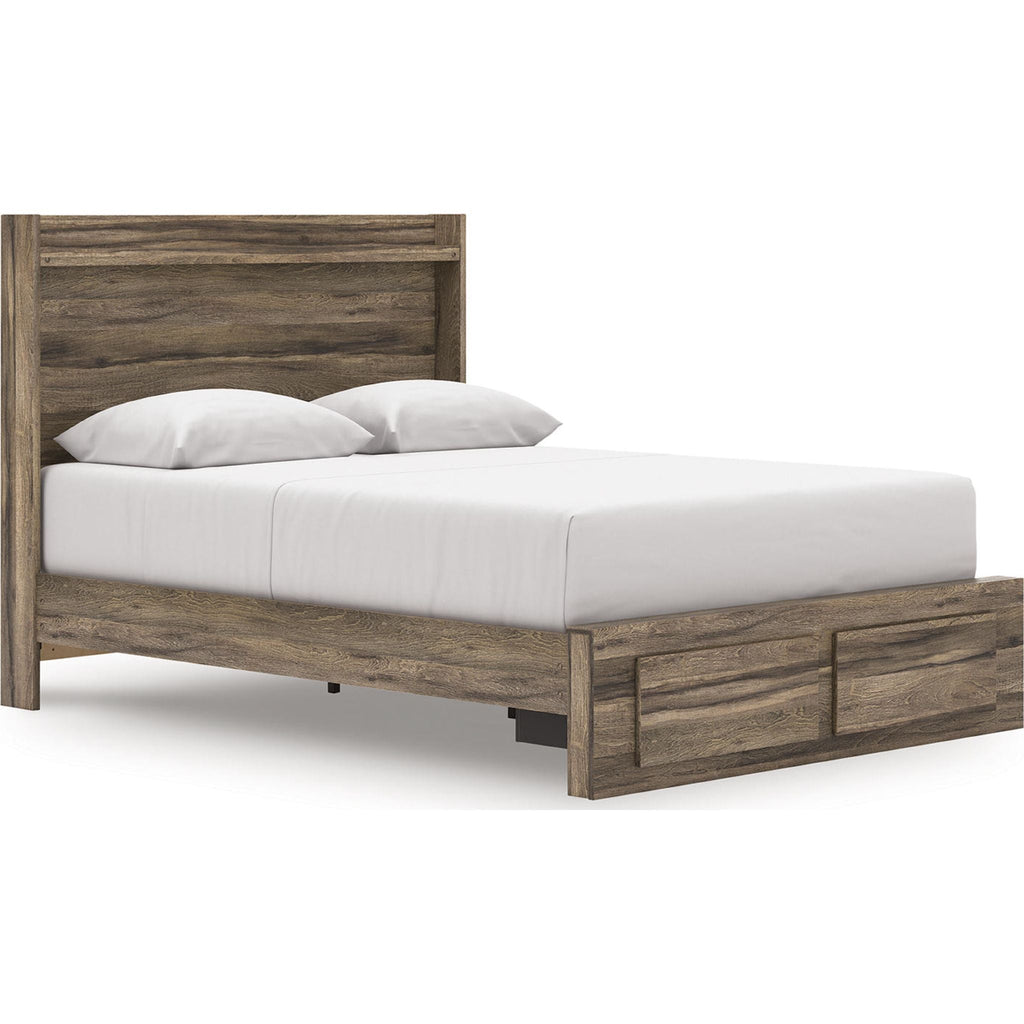 Elbrim Storage Bed - Brown