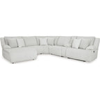 Top Tier 6 Piece Reclining Sectional with Chaise