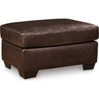 Santorine Ottoman - Dark Brown