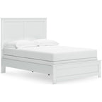 Bostwick Shoals Panel Bed - White