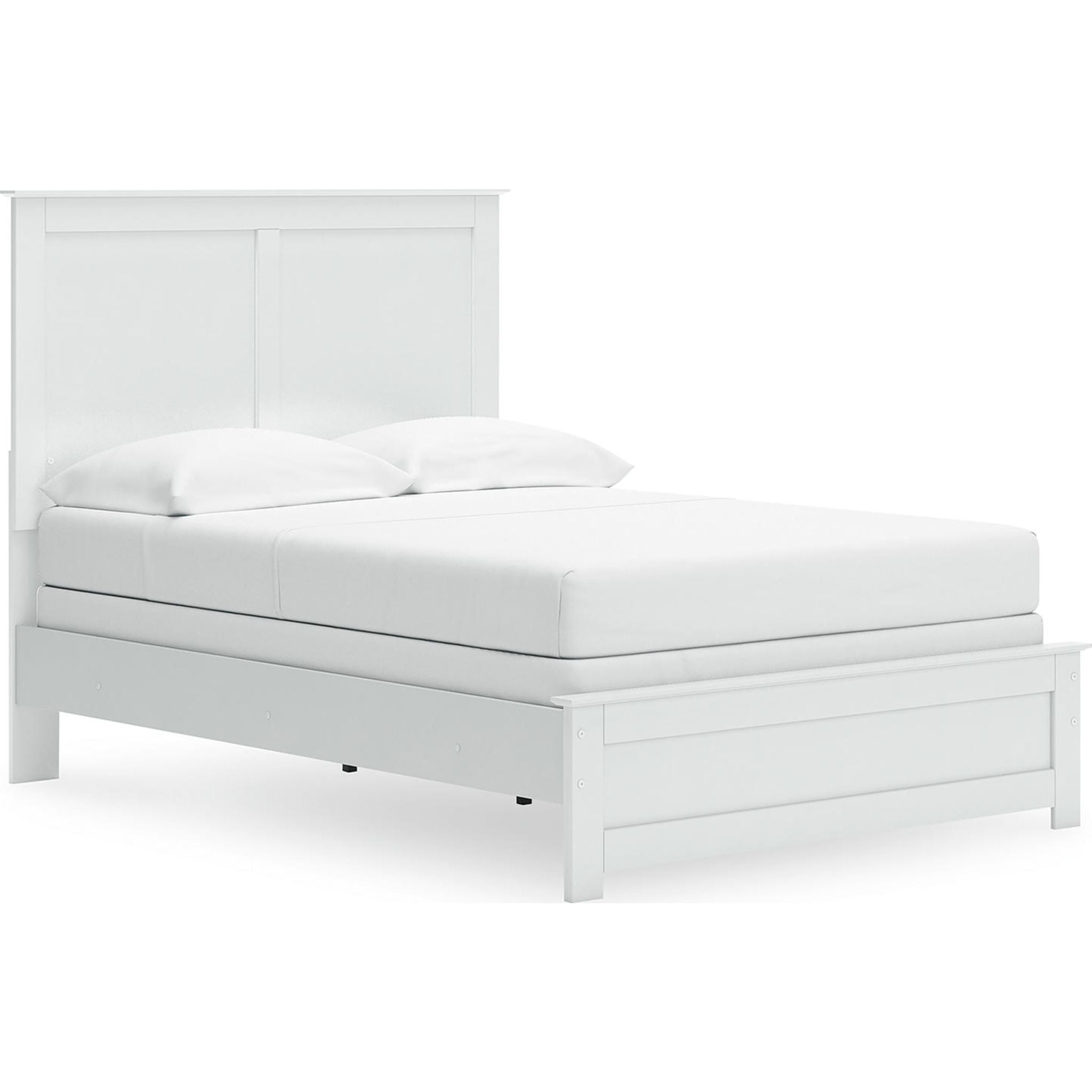 Bostwick Shoals Panel Bed - White