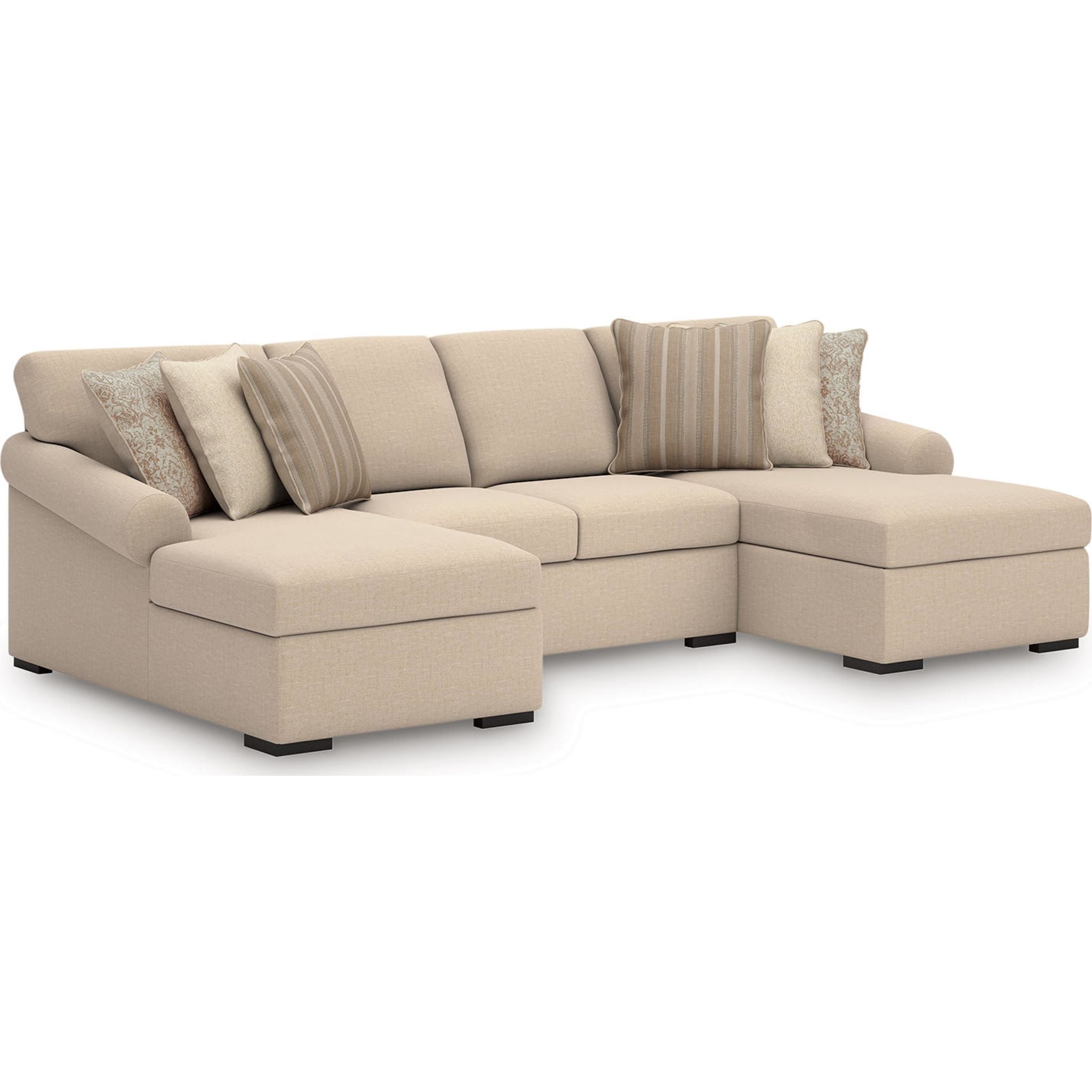 LadyMae 3 Piece Sectional with Chaise - Twill