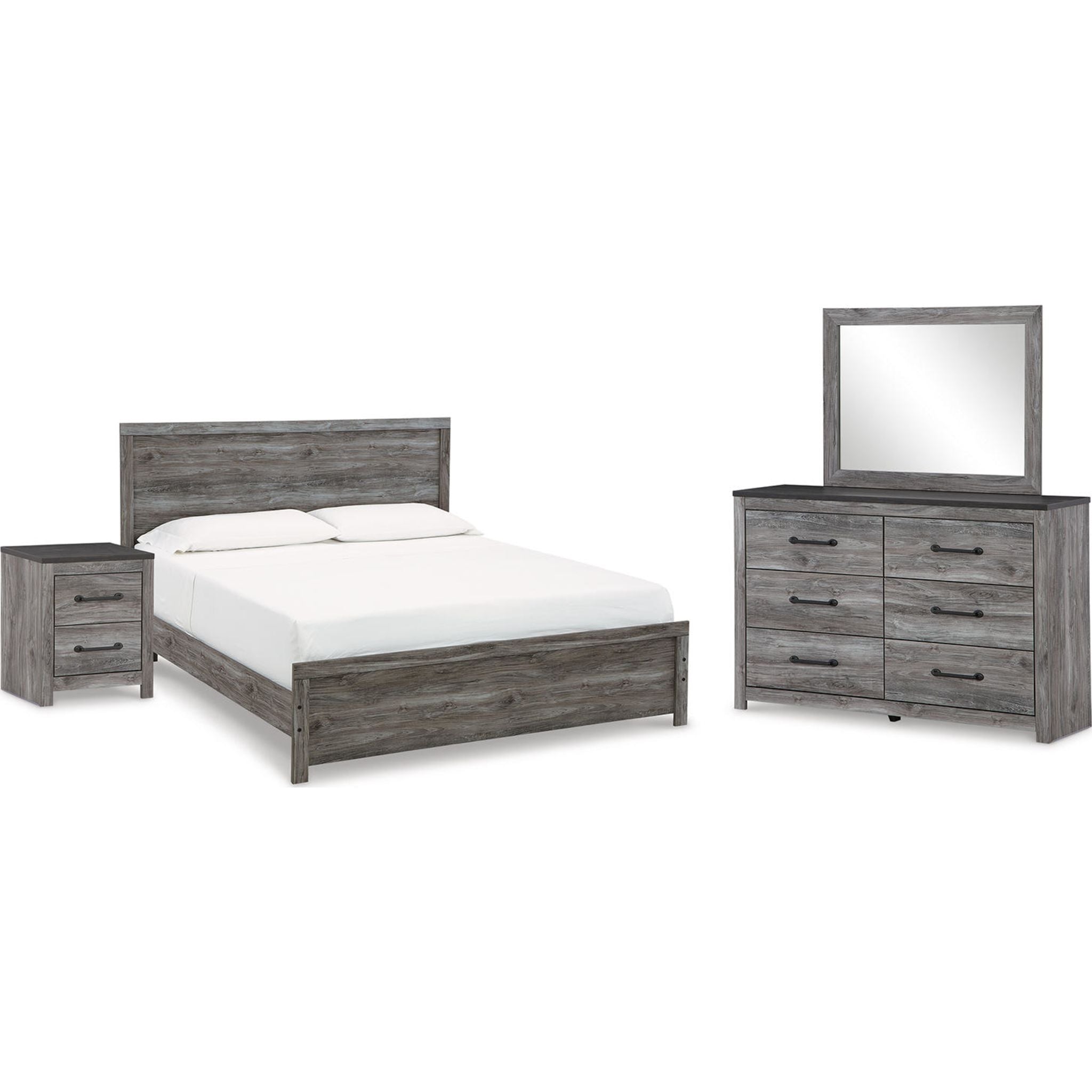 Bronyan 6 Piece Panel Bedroom