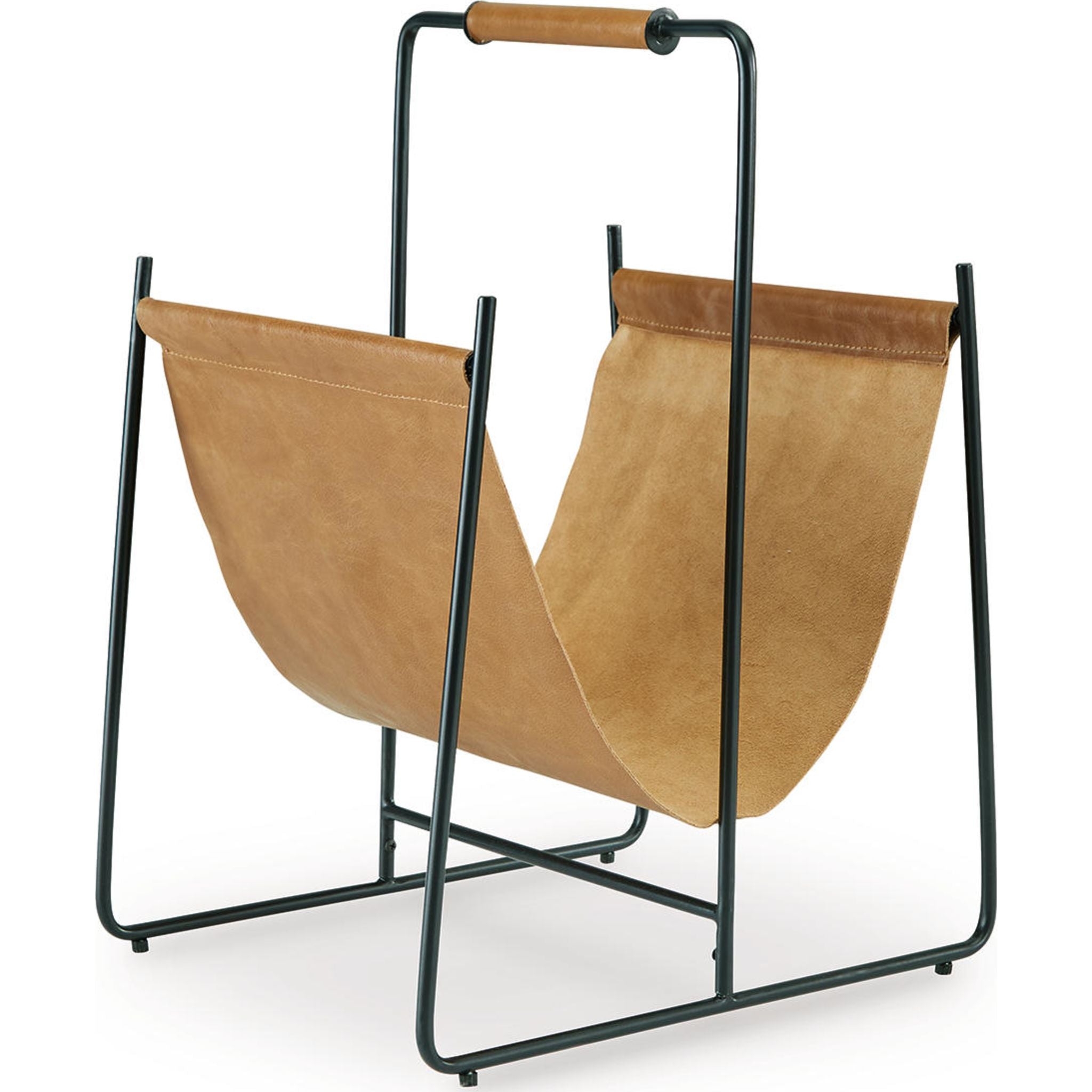 Faronworth Magazine Rack - Brown/Black