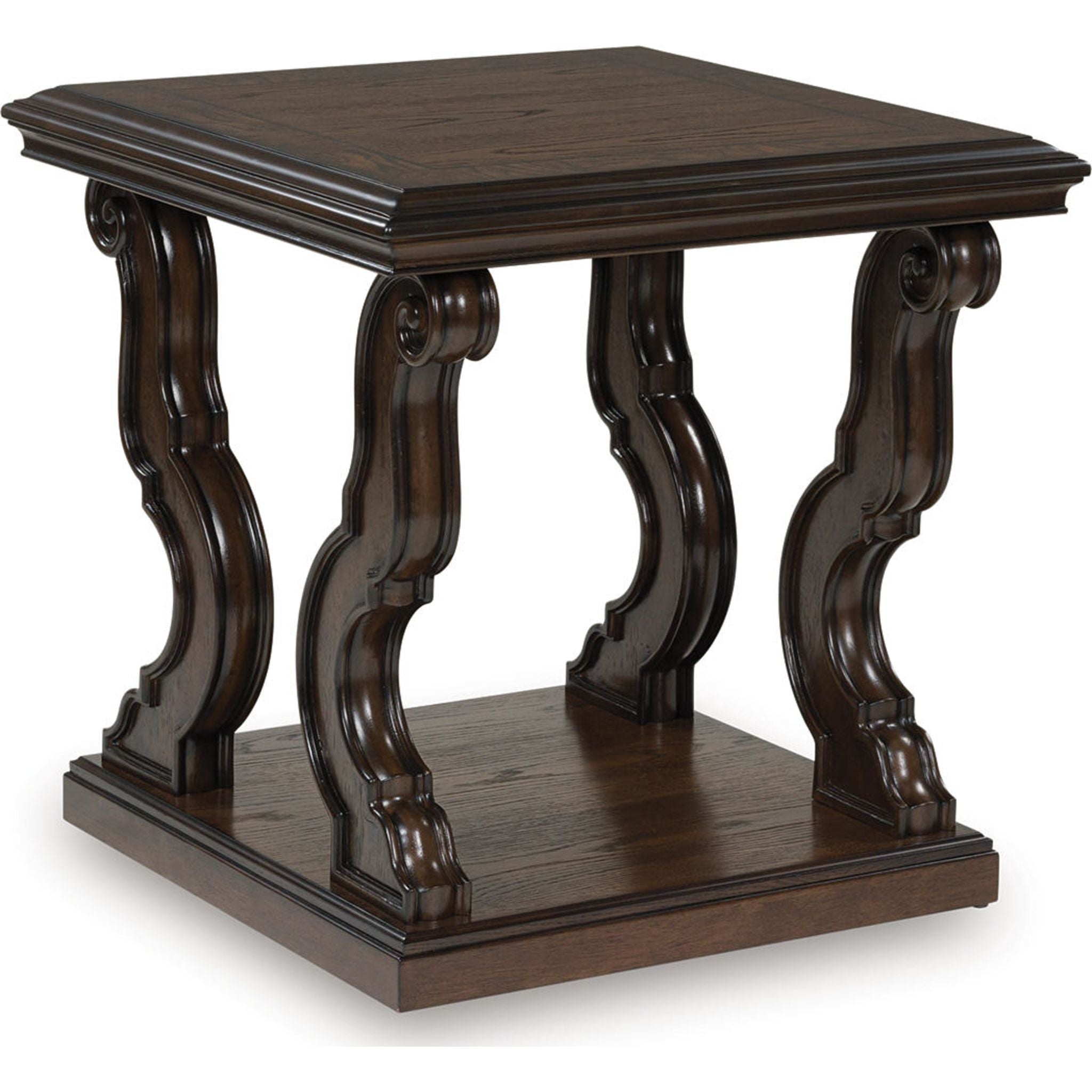Maylee End Table - Dark Brown